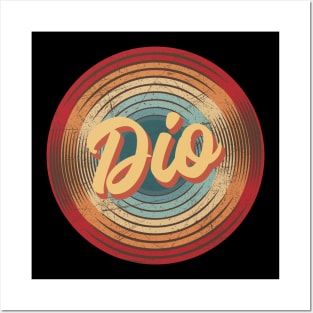 Dio Vintage Circle Posters and Art